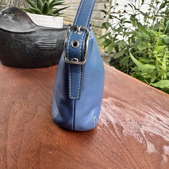 Coach Soho Mini Pochette Style No. 9234 – Blue Leather - Picture 5 of 11